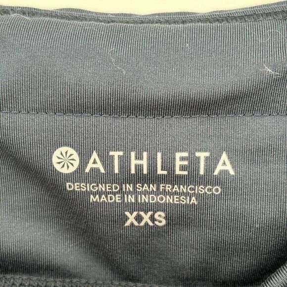 Athleta Shorts Blue White Floral Size XXS - Picture 3 of 8